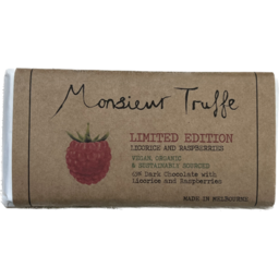 Photo of Monsieur Truffe 65% Dark Chocolate Licorice and Raspberry