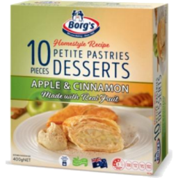 Photo of Borgs Apple & Cinnamon Pastries Dessert 400gm
