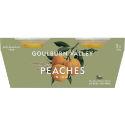 Photo of Goulburn Valley Peaches In Juice Fruit Cups 2x170g 2.0x170g