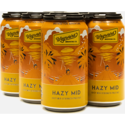 Photo of Wayward Brewing Hazy Mid Strength Pale Ale Can