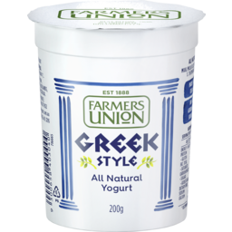 Photo of Farmers Union Greek Style Natural Yoghurt 200g