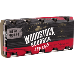 Photo of Woodstock Bourbon & Cola 4.8% 5 X 440ml Can 440ml