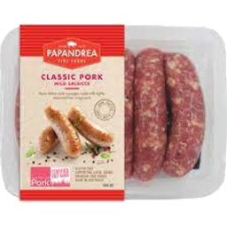 Photo of Papandrea Classic Pork Mild Salsicce Sausages 500g