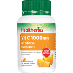 Photo of Healtheries Vitamin C Chewable 1000mg 35 Pack