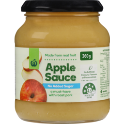 Photo of Select Sauce Apple No Added Sugar 360g