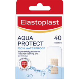 Photo of Elastoplast Aqua Protect 100% Waterproof Super Strong Adhesion Plasters 40 Pack