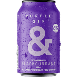Photo of Ampersand Purple Gin & Blackcurrant Can 330ml
