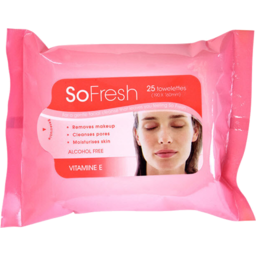 Photo of So Fresh Make Up Wipes Pink 25s
