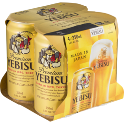 Photo of Yebisu Premium 4 x 350ml Cans