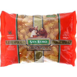 Photo of Pasta, San Remo Large Spirals 500 gm