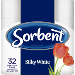 Photo of Sorbent Toilet Tissue White 3ply 32pk