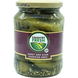 Photo of Country Fresh Sweet & Sour Gherkins