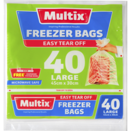 Photo of Freezer Bags, Multix Large 40-pack