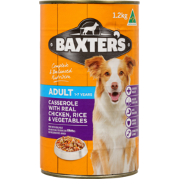 Photo of Baxters Dog Food Canned Adult Chicken Rice & Vegetable 1.2kg