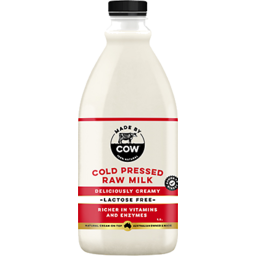 Photo of Made by Cow Cold Pressed Raw Lactose Free Milk 1.5L
