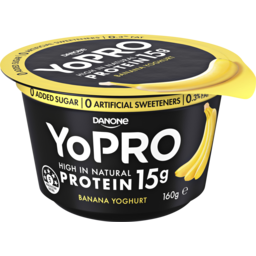 Photo of Danone YoPRO Yoghurt Banana 160gm
