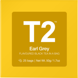 Photo of T2 Earl Grey Flavoured Black Tea In A Bag Tea Bags 25 Pack