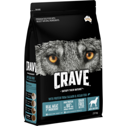 Photo of Crave Grain Free Dry Dog Food Salmon & Ocean Fish Bag