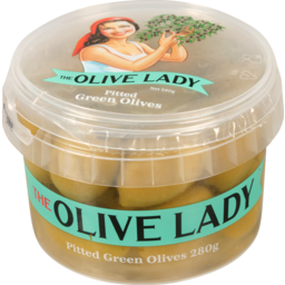 Photo of The Olive Lady Pitted Green Olives