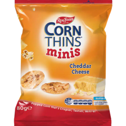 Photo of Real Foods Corn Thins Crispbread Cheese Minis