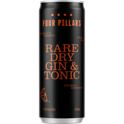 Photo of Four Pillars Rare Dry Gin & Tonic 250ml