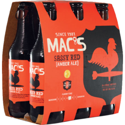 Photo of Mac's Sassy Red 330ml Bottles 6 Pack