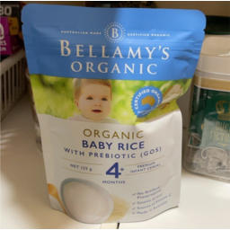 Photo of Bellamys Org Rice Prebio 125gm