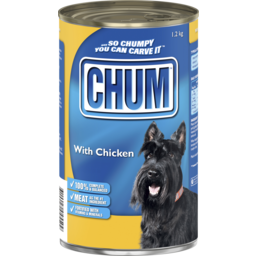 Photo of Chum Adult Dog Food With Chicken Can
