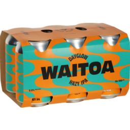 Photo of Waitoa Day Glow Hazy IPA Cans