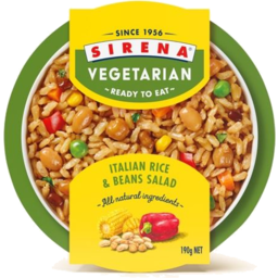 Photo of Sirena Italian Rice & Beans Salad 190g