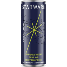 Photo of Starward Whisky Soda & Tangy Finger Lime Can 250ml 4pk