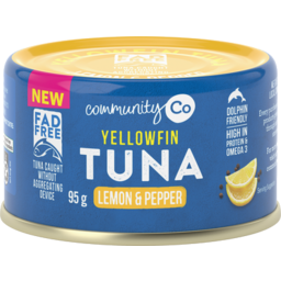 Photo of Comm Co Tuna Yellowfin Lemon & Pepper 95gm