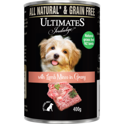 Photo of Utimates Indulge With Lamb Mince In Gravy Dog Food