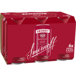 Photo of Smirnoff Ice Red Original Vodka Can 6pk