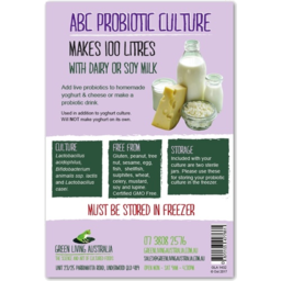 Photo of GREEN LIVING AUS:GLA ABC Probiotic Culture Pack 100L