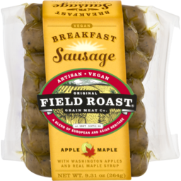 Photo of Field Roast Grain Meat Co. Vegan Breakfast Sausage Apple Maple 
