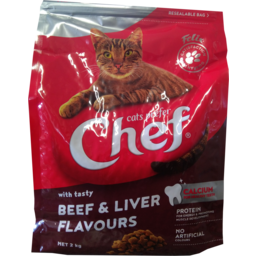 Photo of Chef Dry Cat Food Beef & Liver 2kg