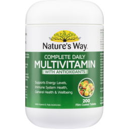 Photo of Nature's Way Complete Daily Multivitamin 200 Tablets