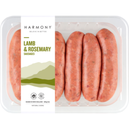 Photo of Harmony Lamb Rosemary Sausages 6 Pack
