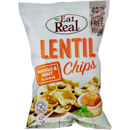Photo of Eatreal Lentil Chips Mango Mint 113g