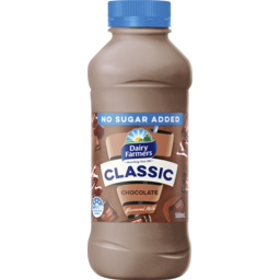 Photo of Dairy Farmers Classic No Sugar Added Chocolate Flavoured Milk 500ml