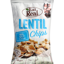 Photo of Real Eat Lentil Sea Salt Chips 113g