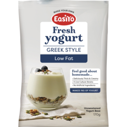 Photo of Easiyo Greek Style Unsweetened Low Fat Yogurt Base 170g