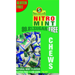 Photo of Sugarless Confectionery Nitro Mint Sugar Free Chews 70g