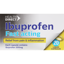Photo of Health Direct Ibuprofen Fast Acting Liquid Capsules 20 Pack