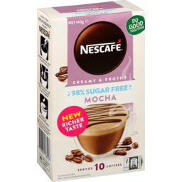 Photo of Nescafe Beverage 98% Sugar Free Mocha Sachets 10pk 140g