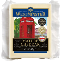 Photo of Westminster Mature Cheddar 150g
