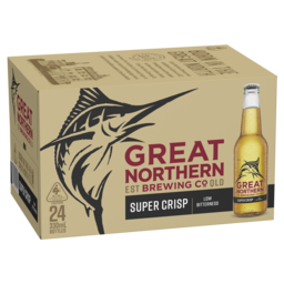 Photo of Great Northern Super Crisp Bottle 330ml 24 Pack