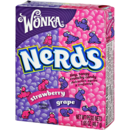 Photo of Wonka Nerds Strawberry, Grape Crunchy Candies