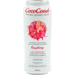 Photo of Coco Coast Coconut Water Raspberry 500ml